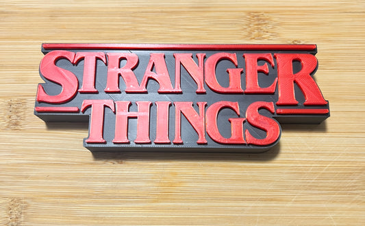 Stranger things logo
