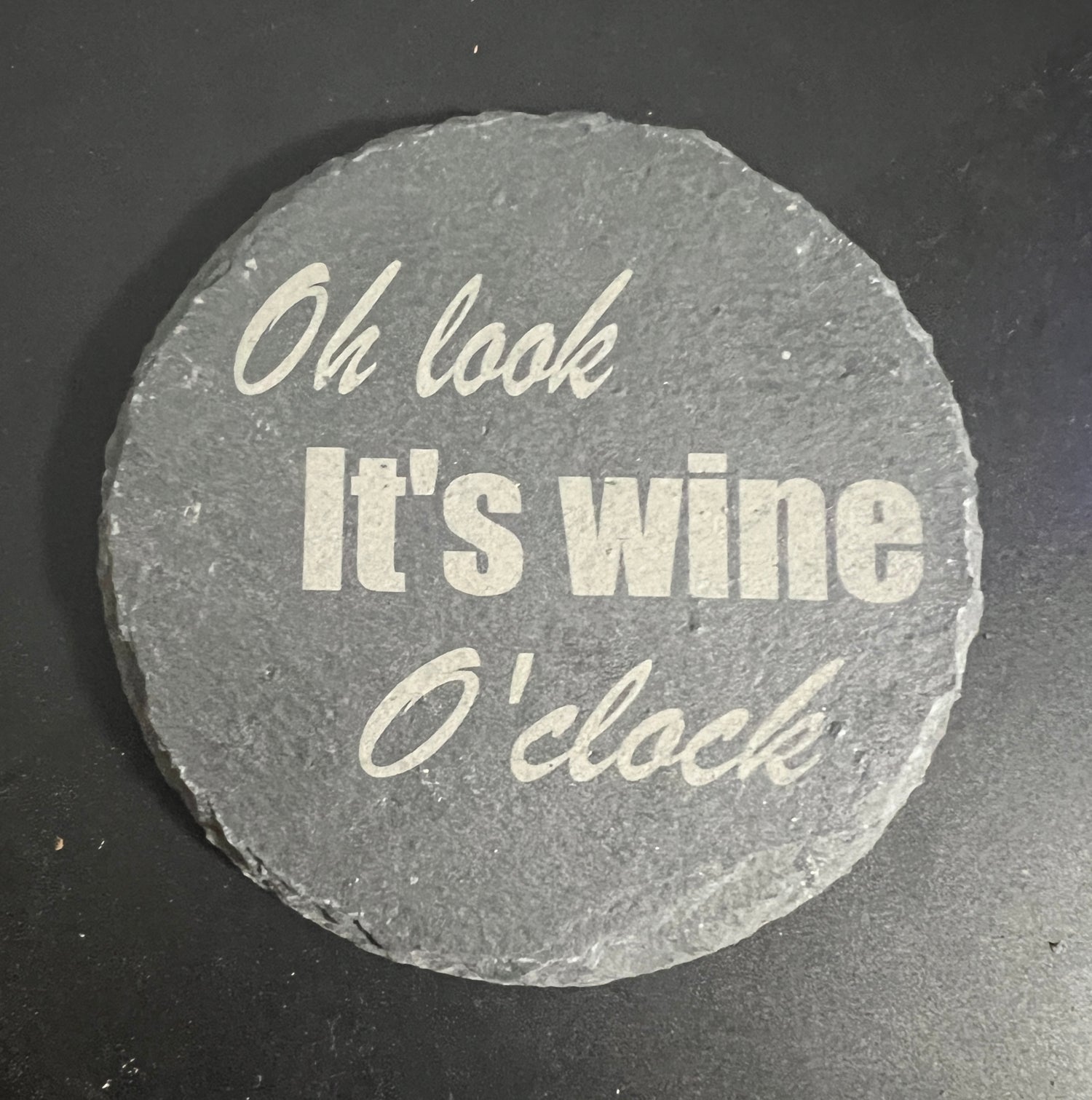Slate coasters