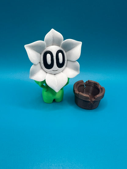 Blob flower & cracked pot