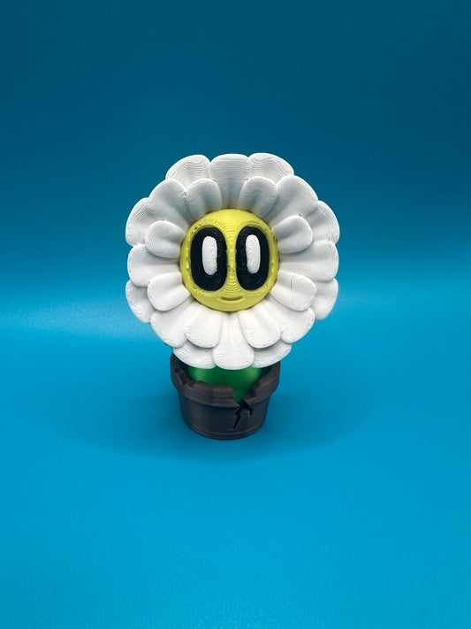Blob daisy & pot