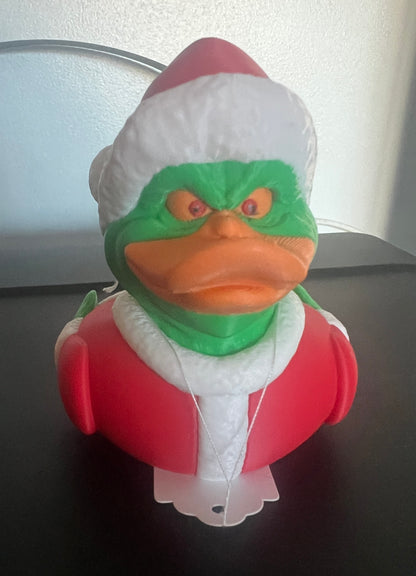 Santa Grinch Duck